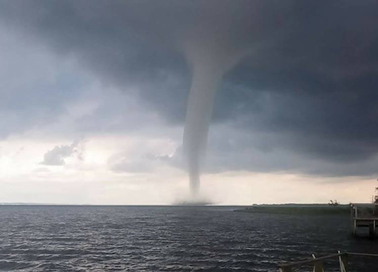 Waterspout north Spain